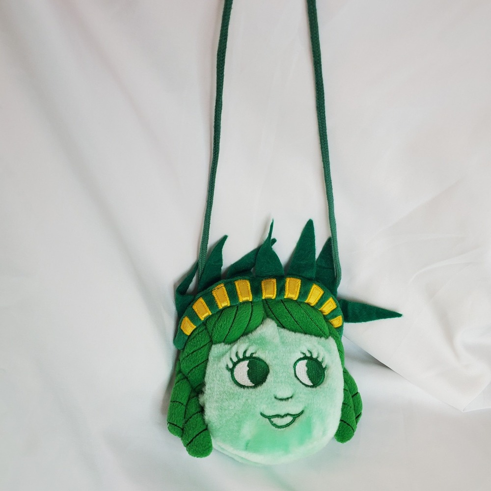 Green Statue of liberty‎ Plush Kids Purse